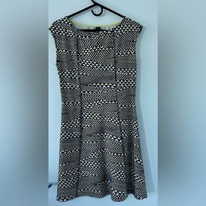 Dress sleeveless Cotton + Elastane Geometric Patterns